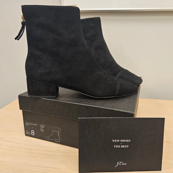 J. Crew Suede Roxie Ankle Boots - Picture 3 of 3